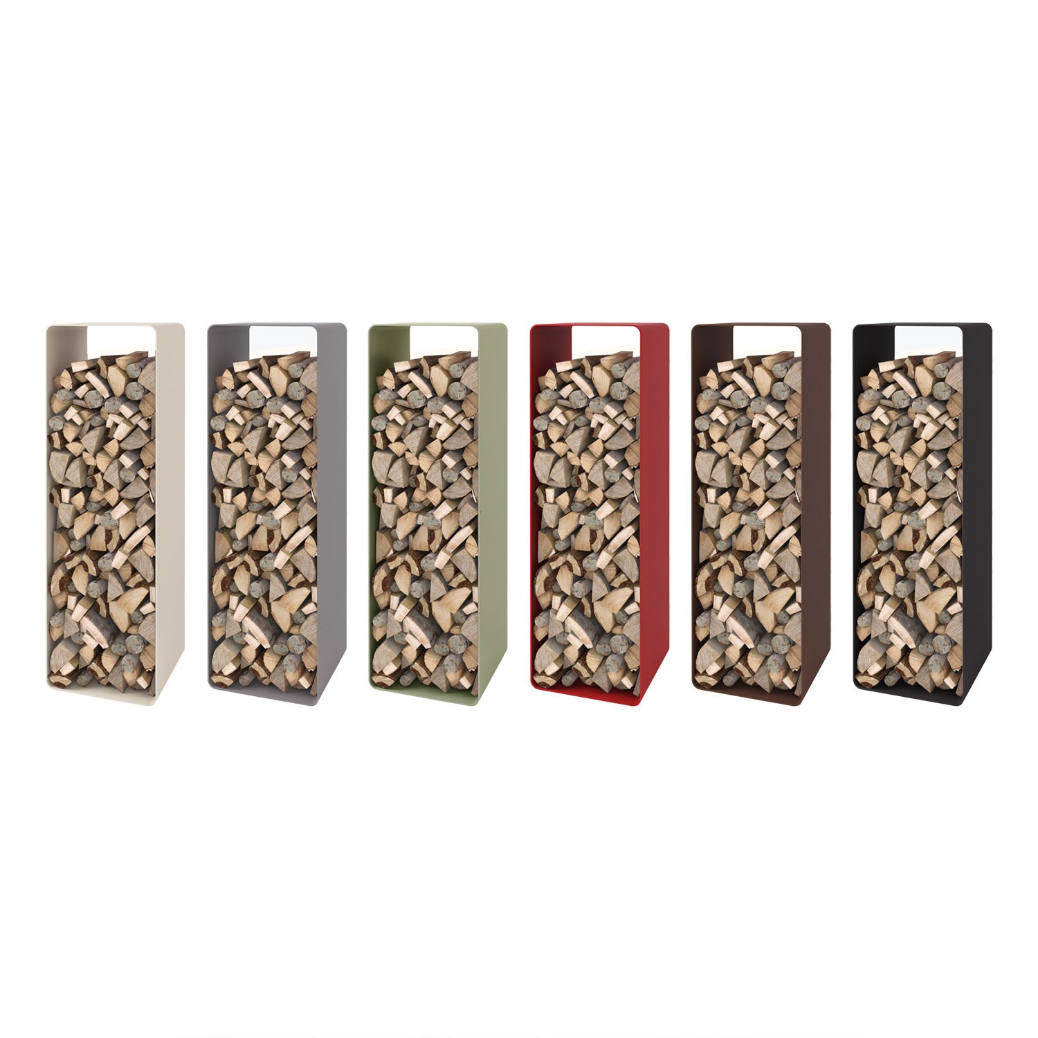 HS Flamingo Deluxe 2 Holzregal Rot – Bild 4