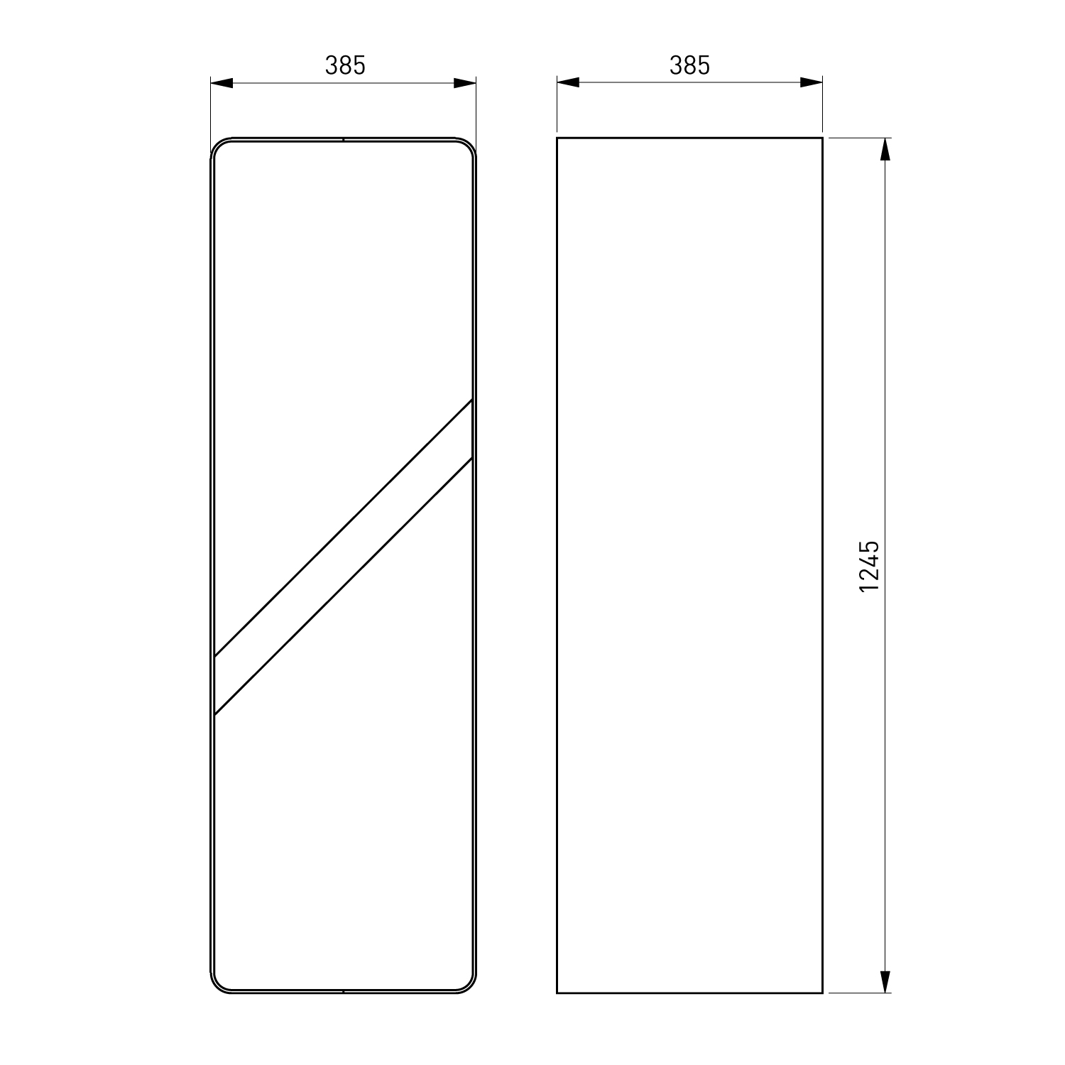 HS Flamingo Deluxe 2 Holzregal Rot – Bild 3
