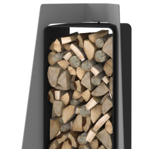 HS Flamingo Deluxe 3 Holzregal Grau