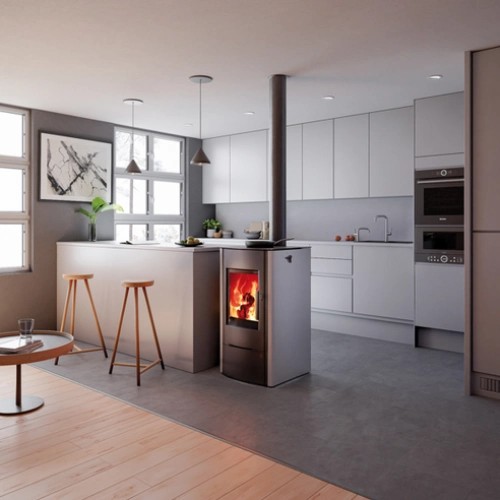 KAMINOFEN HAAS UND SOHN ELLMAU COOK EASY 6 KW – Bild 2