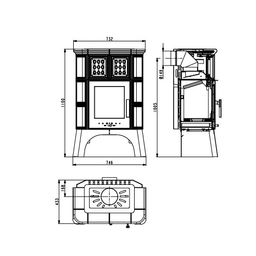 KAMINOFEN HAAS UND SOHN TREVISO II 8 KW – Bild 3