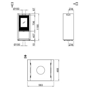 KAMINOFEN SPARTHERM AMBIENTE A7 | 5,9 KW SPEICHEROFEN
