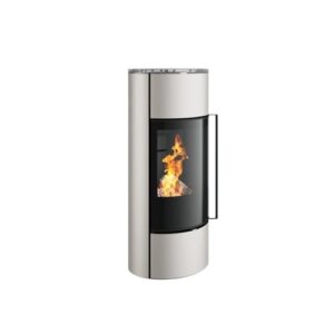 KAMINOFEN SPARTHERM SENSO M H2O PERLE 7,9 KW MIT SCHWARZ SCHAMOTTE