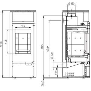 KAMINOFEN WODTKE DANCE 7 KW