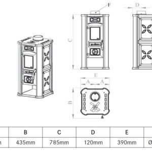 Kaminofen Friedrich 5kW