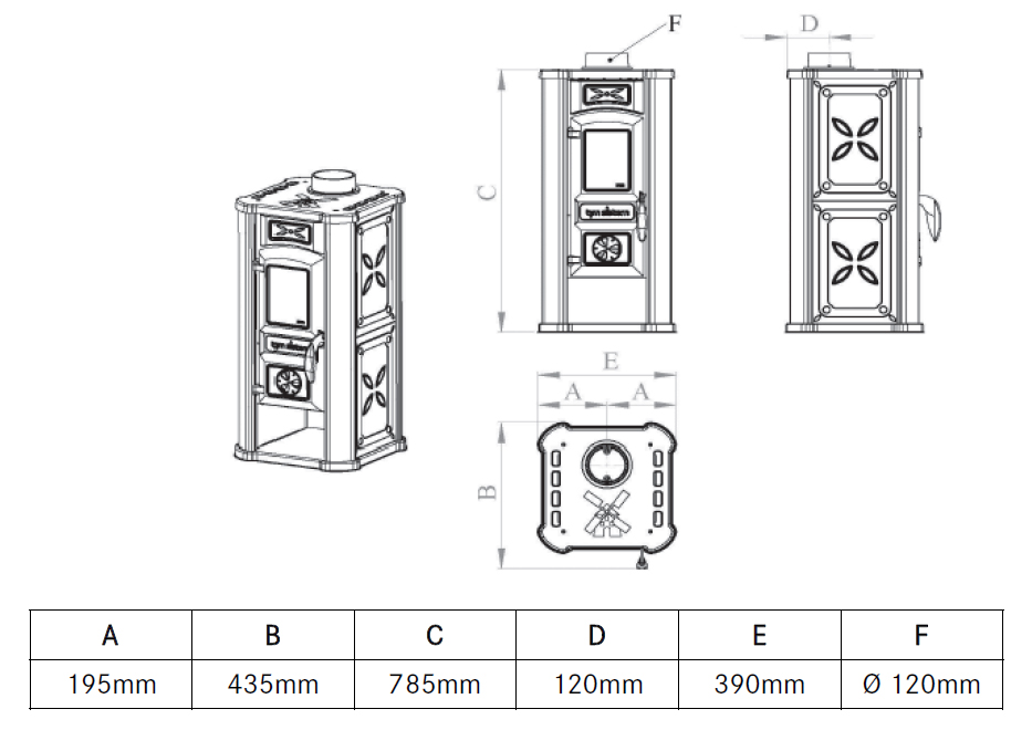 Kaminofen Friedrich 5kW – Bild 10
