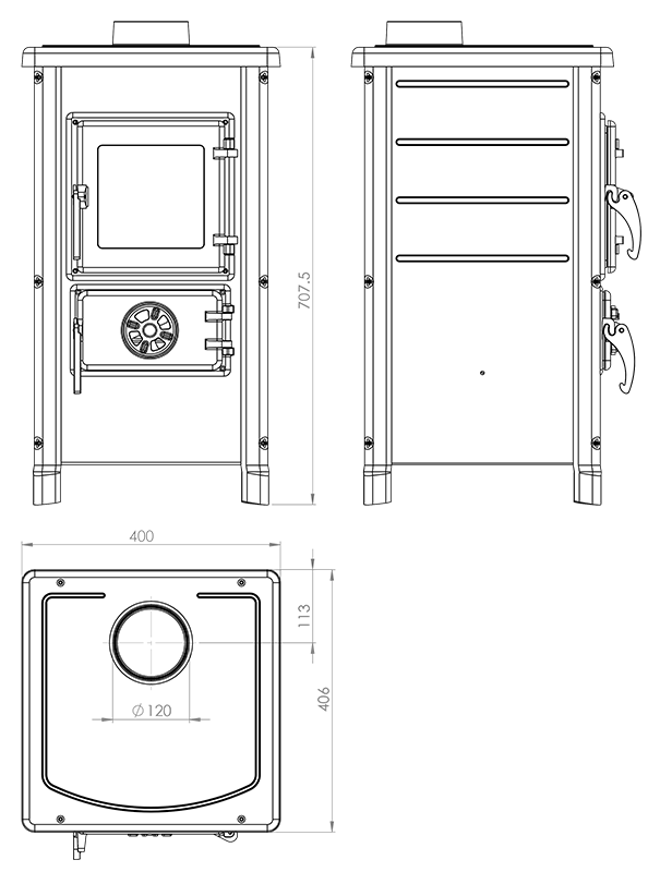 Kaminofen Karl 6kW – Bild 14