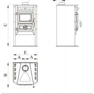 Kaminofen Leopold 7kW