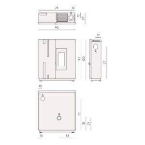 Pelletofen Cadel Baggy 7 Up 6,9 kW