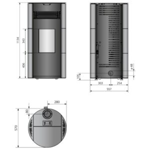 Pelletofen Justus Norta 8 kW