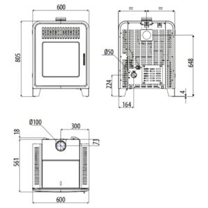 PELLETOFEN MCZ CUTE AIR 8 M1+ 8 KW