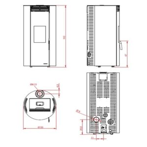 PELLETOFEN PALAZZETTI ECOFIRE EMILY TC US 9 KW