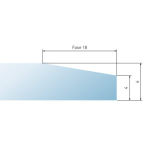 Raik Kamin Glasplatte Kreis 2 inkl. Facette