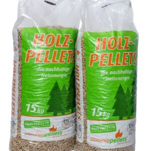 Saxoniapellets 6mm 15kg Sack 66 Sack Palette deutsche Herstellung